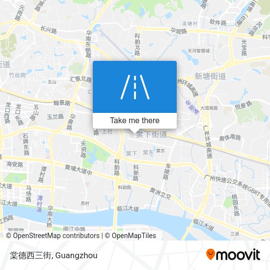 棠德西三街 map