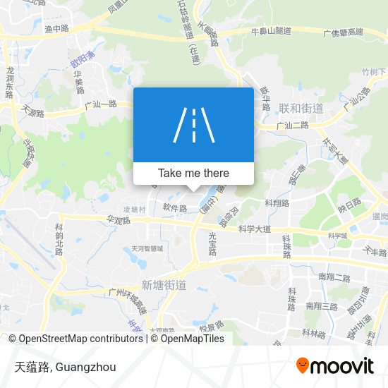 天蕴路 map