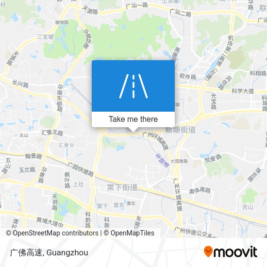 广佛高速 map