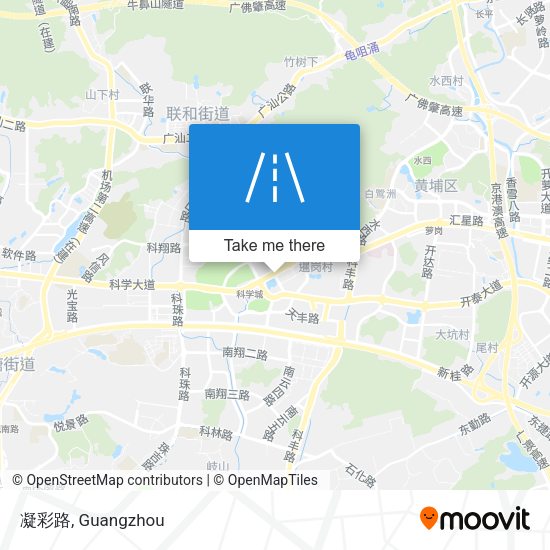 凝彩路 map