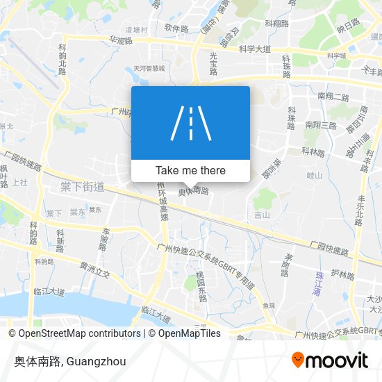 奥体南路 map
