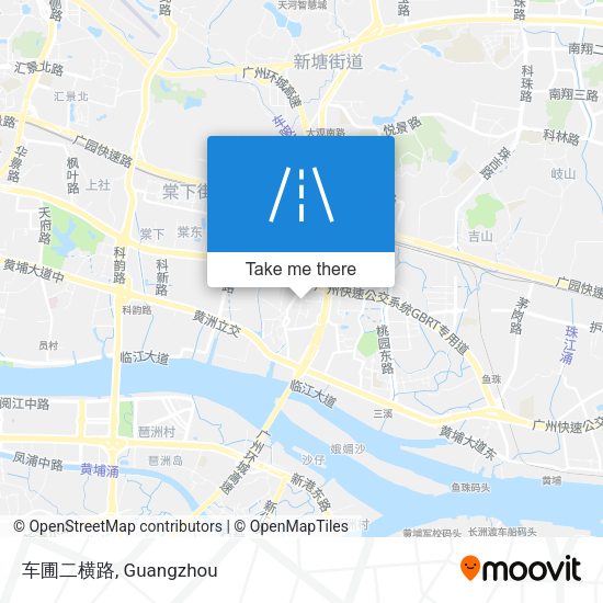 车圃二横路 map