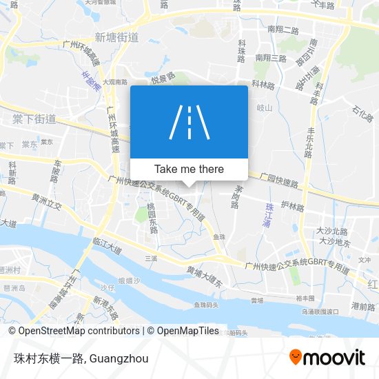 珠村东横一路 map