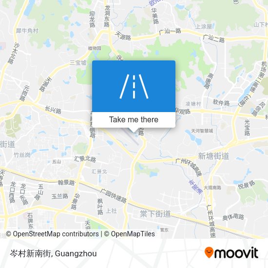 岑村新南街 map