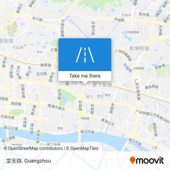 棠安路 map