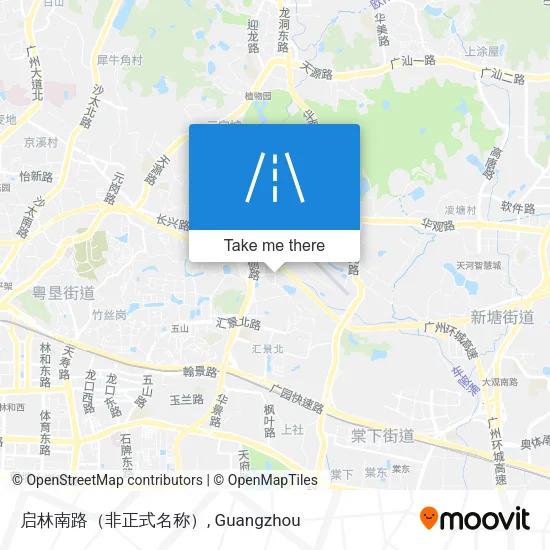 启林南路（非正式名称） map