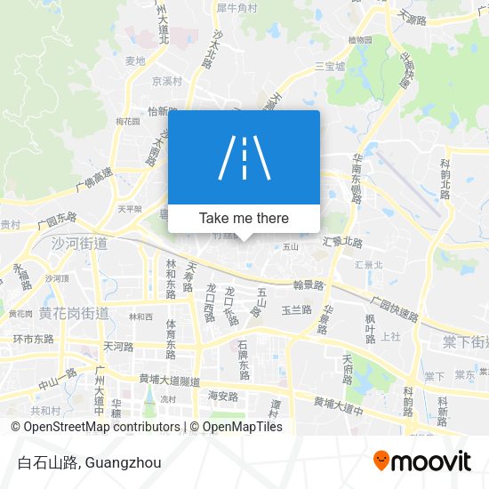 白石山路 map
