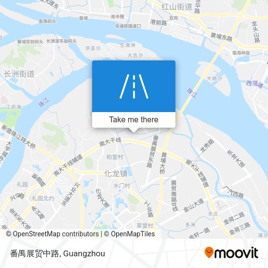 番禺展贸中路 map