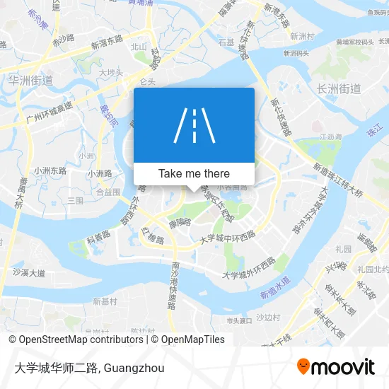 大学城华师二路 map