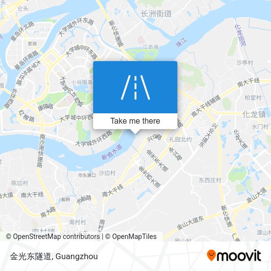 金光东隧道 map