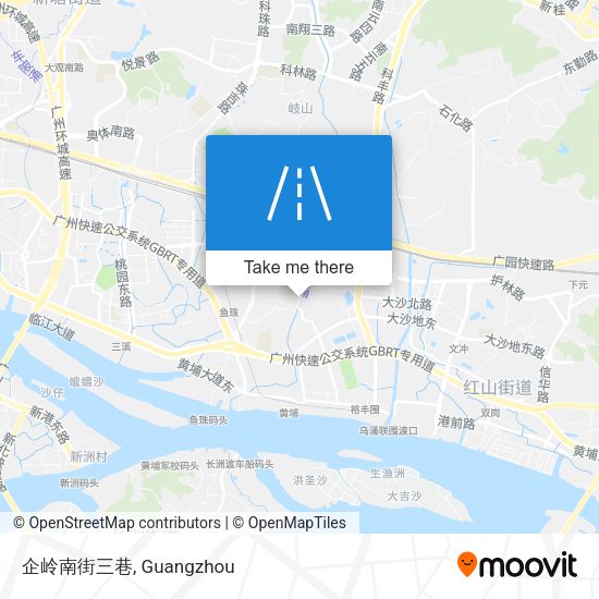 企岭南街三巷 map