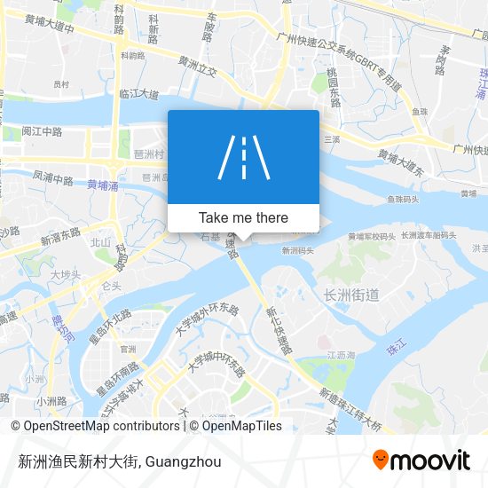 新洲渔民新村大街 map
