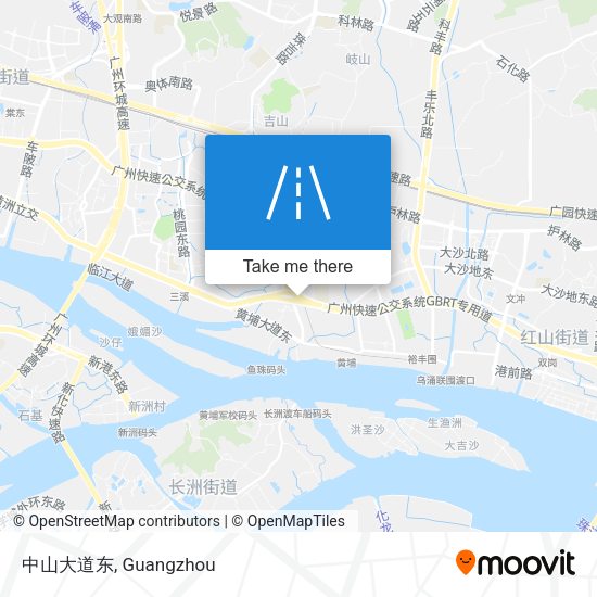 中山大道东 map