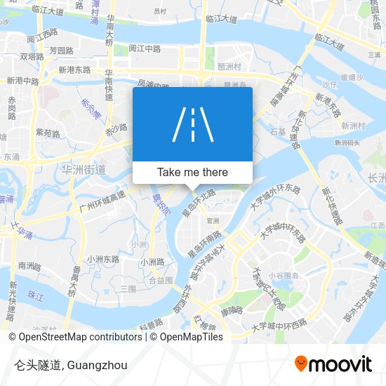 仑头隧道 map