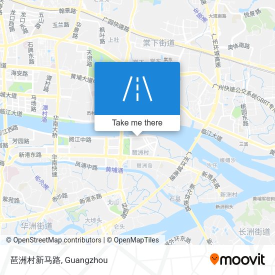 琶洲村新马路 map