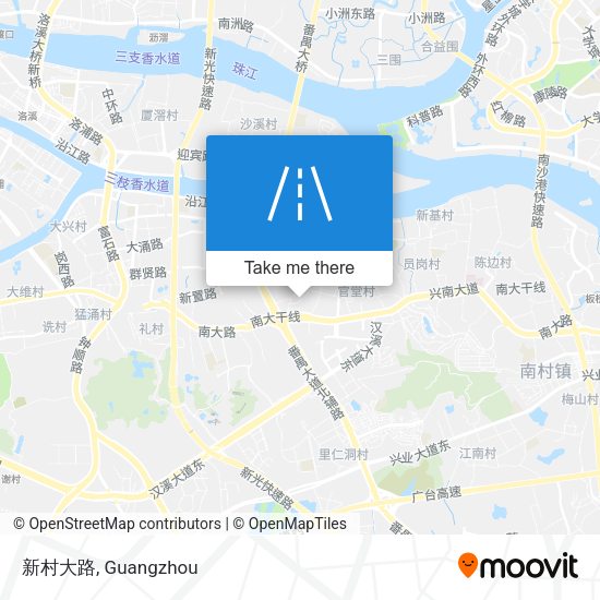 新村大路 map