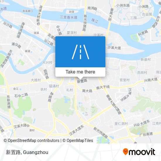 新置路 map