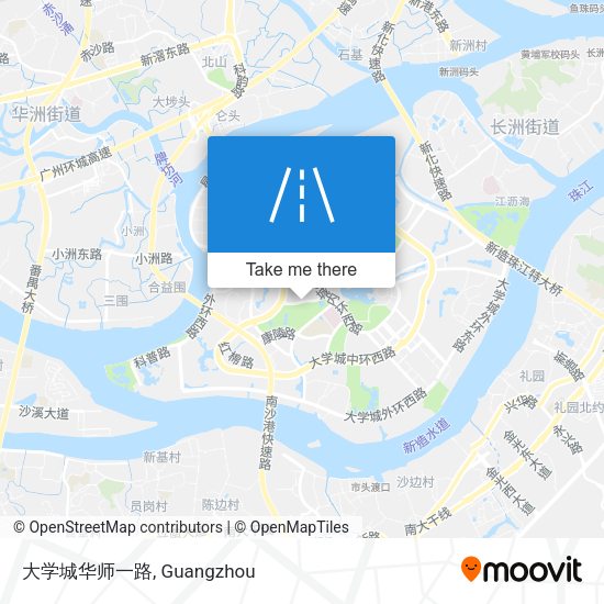 大学城华师一路 map