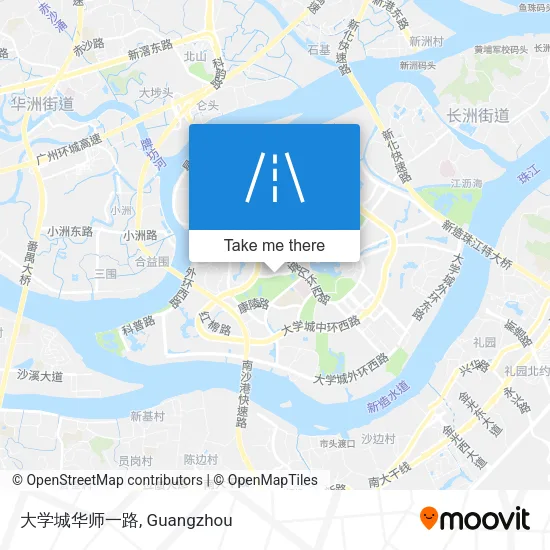 大学城华师一路 map