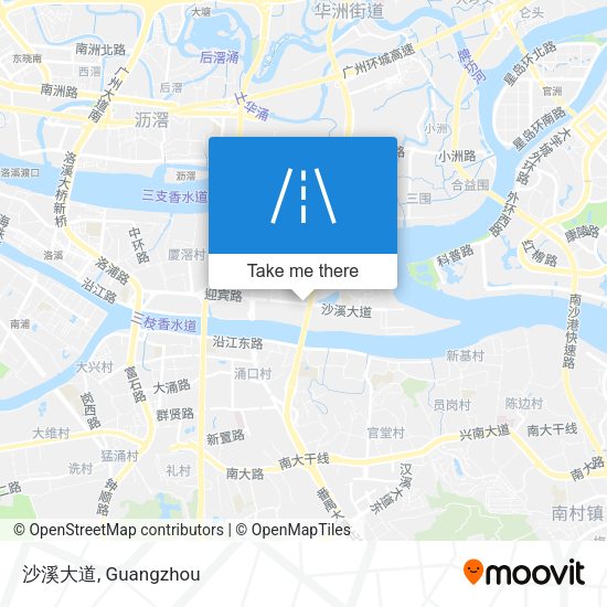 沙溪大道 map
