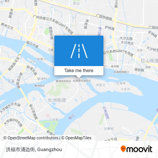 洪福市涌边街 map