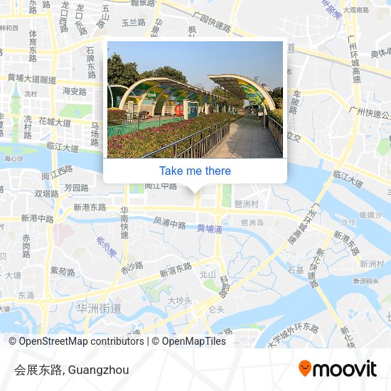 会展东路 map