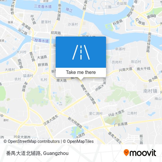 番禺大道北辅路 map