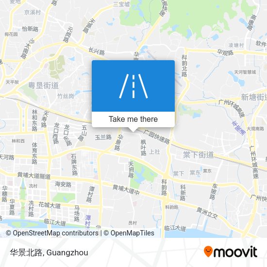 华景北路 map