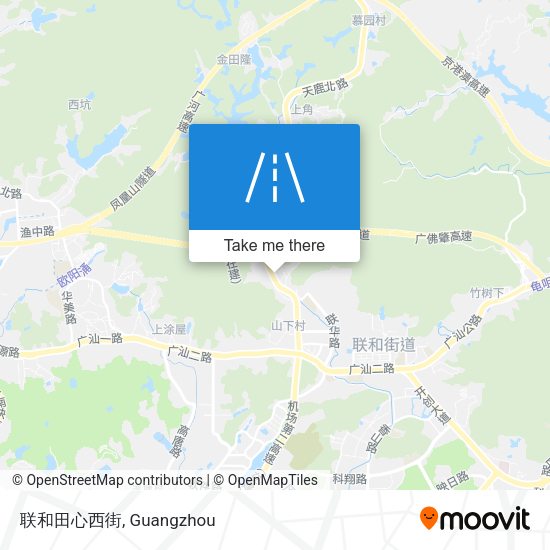 联和田心西街 map