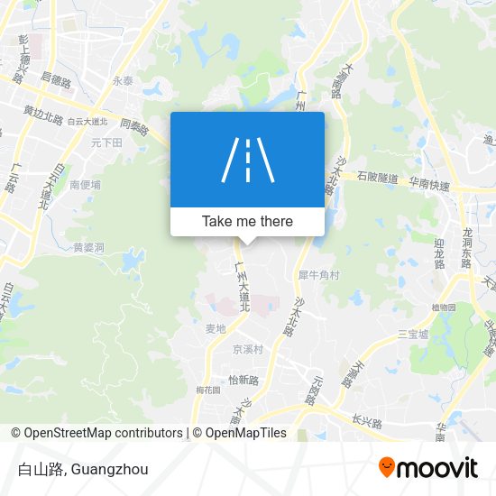 白山路 map