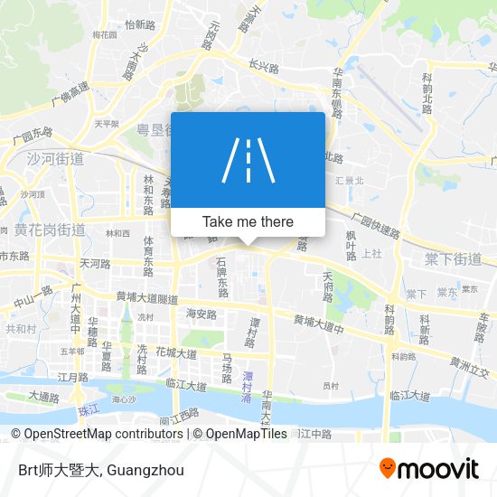 Brt师大暨大 map