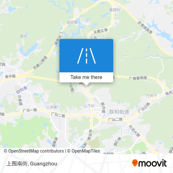 上围南街 map