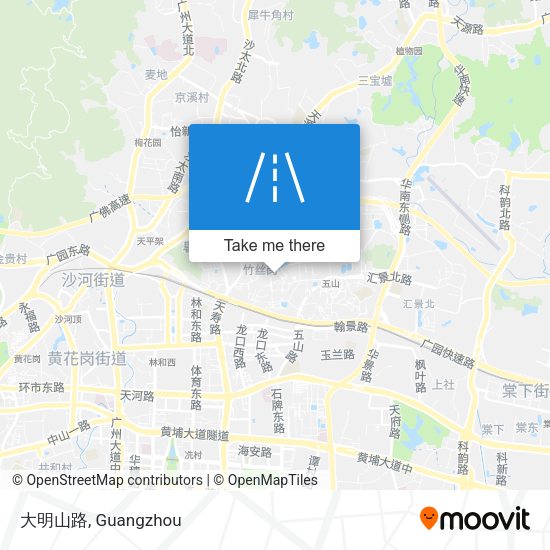 大明山路 map