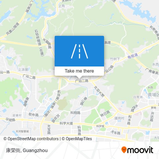 康荣街 map