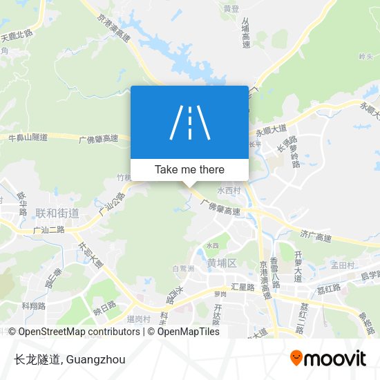 长龙隧道 map