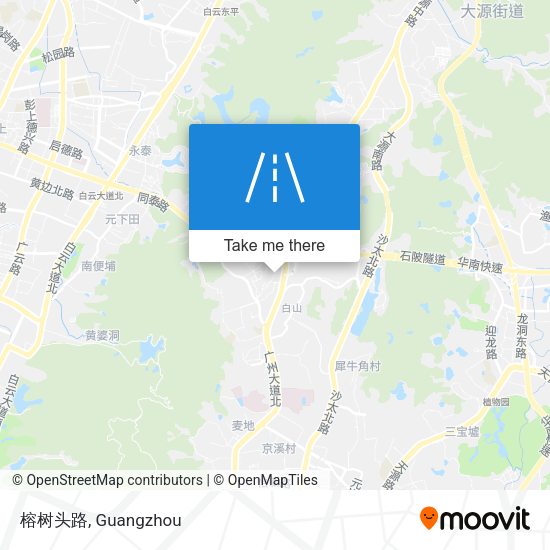 榕树头路 map