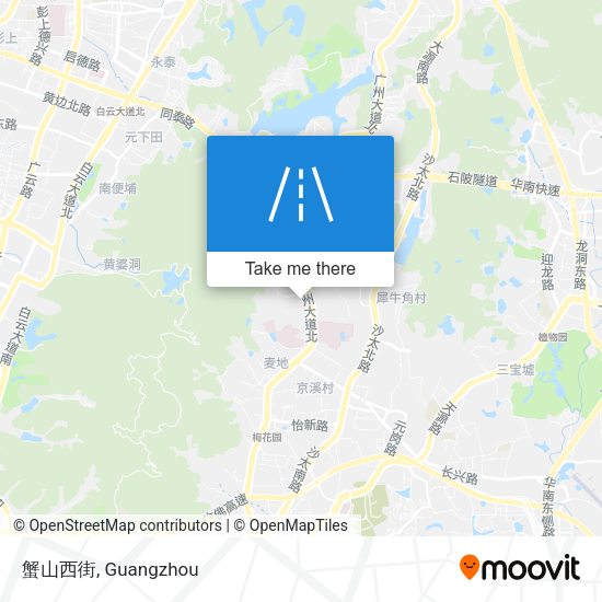 蟹山西街 map