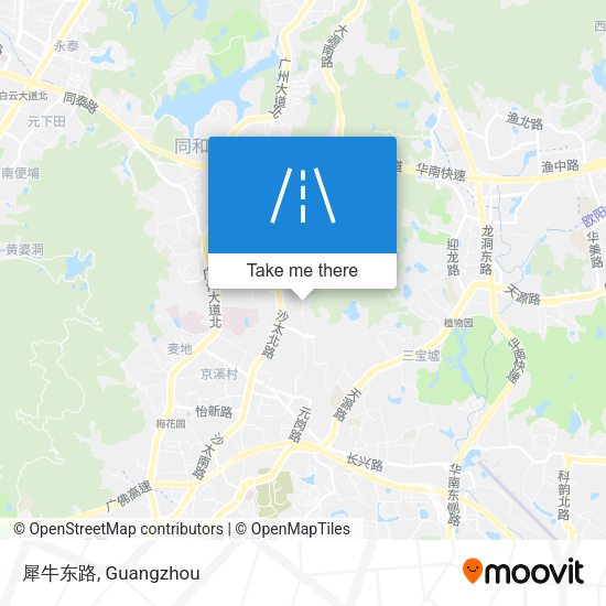 犀牛东路 map