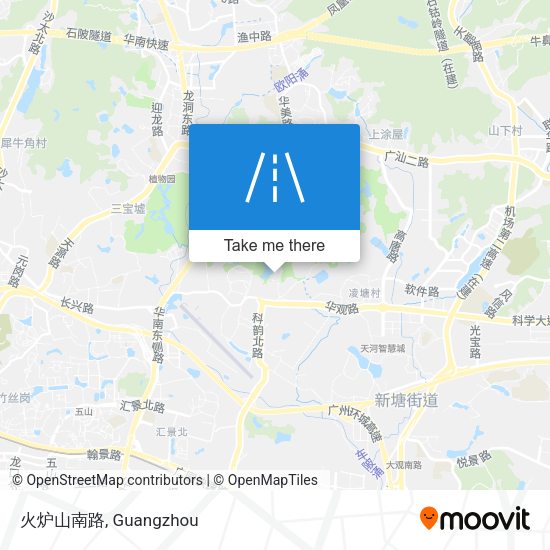 火炉山南路 map