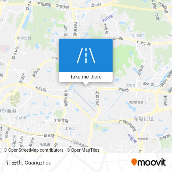 行云街 map