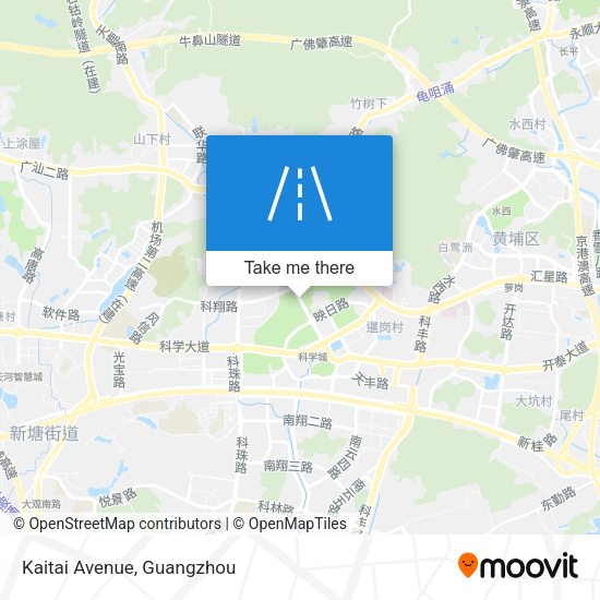 Kaitai Avenue map