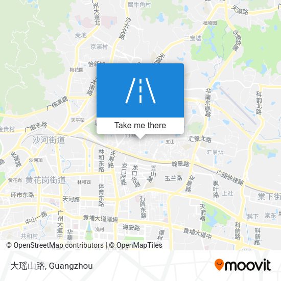 大瑶山路 map