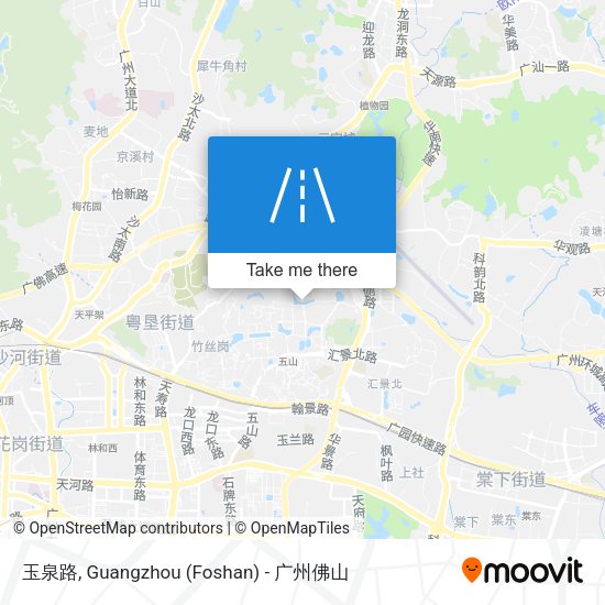 玉泉路 map