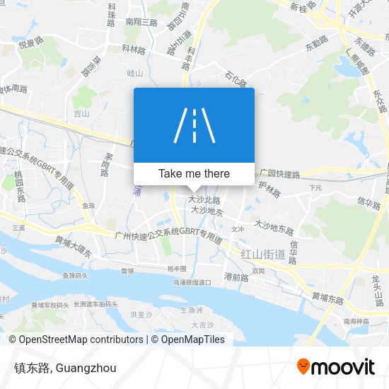 镇东路 map