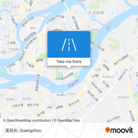 溪苑街 map