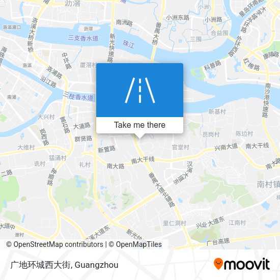 广地环城西大街 map