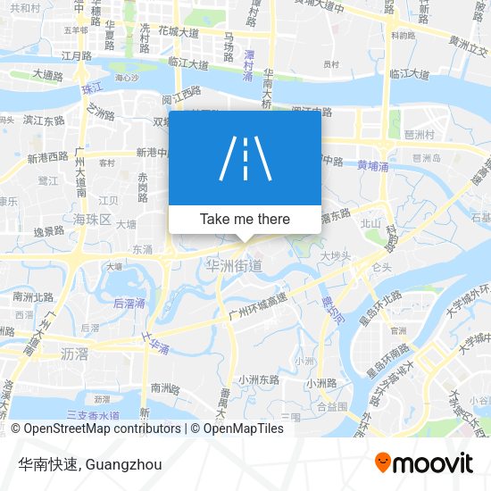 华南快速 map