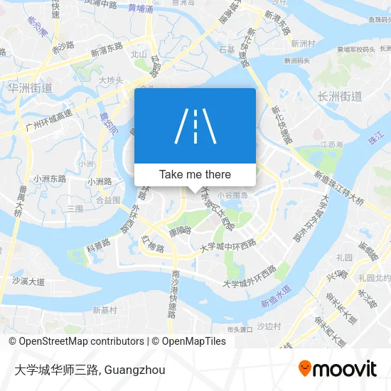 大学城华师三路 map