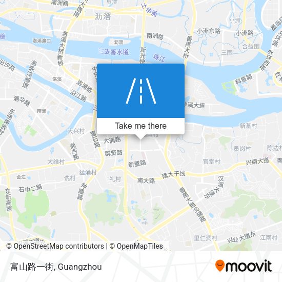 富山路一街 map