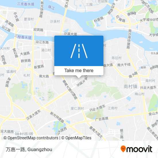 万惠一路 map